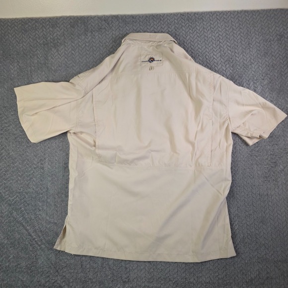 Hook & Tackle Fishing Shirt Lot Men's Medium 2pc Short Sleeve UPF Quick Dry - Picture 9 of 14